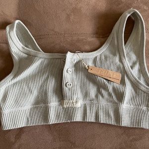 SKIMS Waffle Henley Bra size M